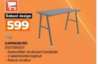 POWER GAMINGBORD DGSTRIKEGT tilbud