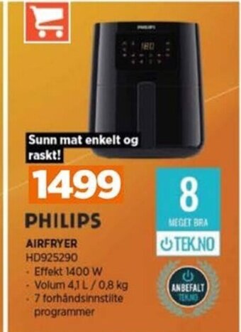 POWER PHILIPS AIRFRYER tilbud