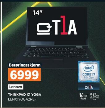 POWER Thinkpad x1 yoga tilbud