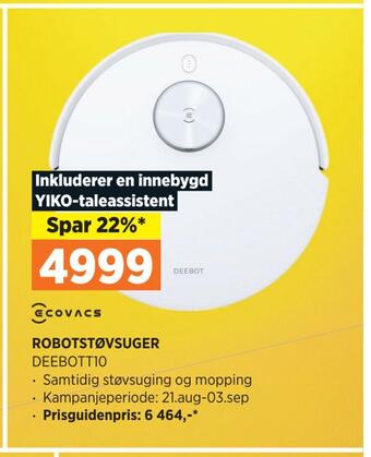 POWER Robotstøvsuger tilbud