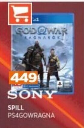 POWER SONY SPILL PS4GOWRAGNA tilbud