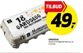 Bunnpris Bunnpris egg tilbud