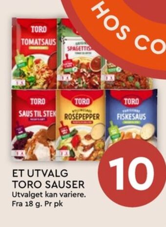 Coop Mega Toro saus tilbud