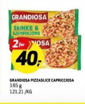 Bunnpris Grandiosa pizza tilbud