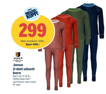 Coop Extra Janus undertøy tilbud