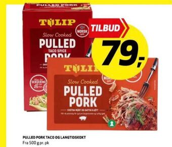 Bunnpris Tulip pulled pork tilbud