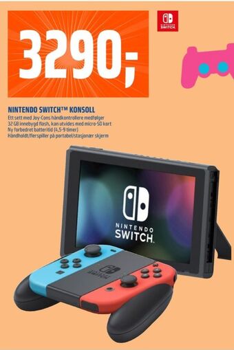 Coop Obs Nintendo switch spillekonsol tilbud