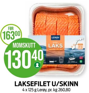 Kiwi Lerøy laksefilet tilbud