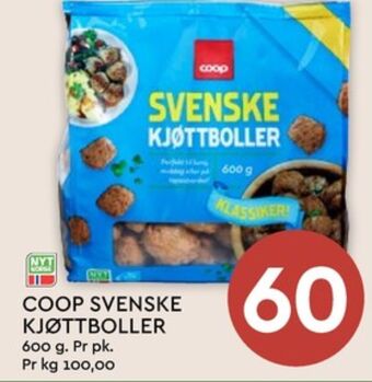 Coop Mega Coop kjøttboller tilbud