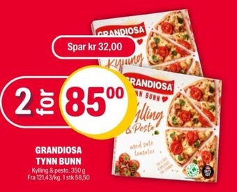 Coop Extra Grandiosa pizza tilbud
