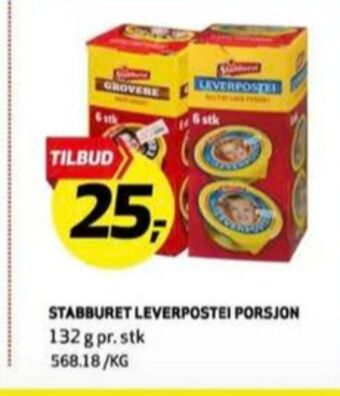 Bunnpris Stabburet leverpostei tilbud