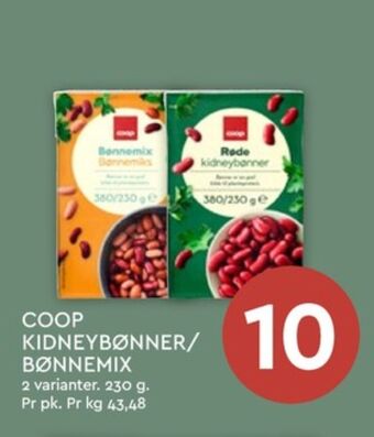 Coop Mega Coop bønner tilbud