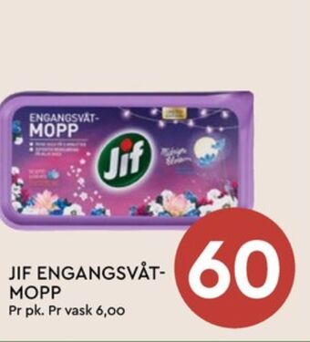 Coop Mega Jif engangsmopp tilbud