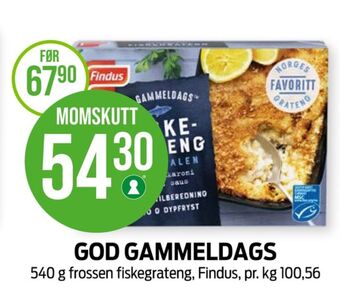 Kiwi Findus fiskeretter tilbud