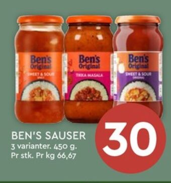 Coop Mega Uncle ben's saus tilbud