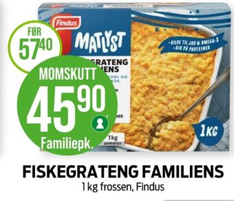 Kiwi Findus ferdigretter tilbud