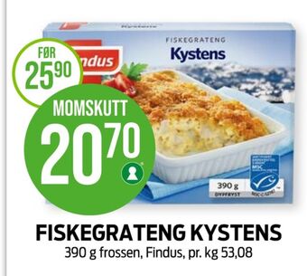 Kiwi Findus fiskeretter tilbud