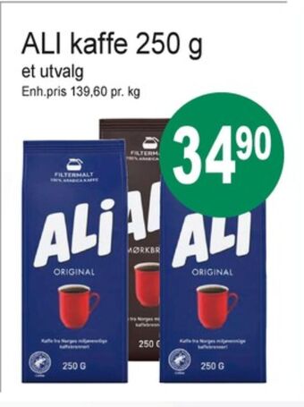 Joker Ali kaffe formalet tilbud