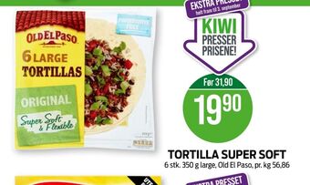Kiwi Old el paso tortilla tilbud