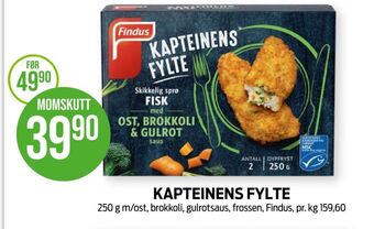 Kiwi Findus fiskeretter tilbud