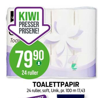 Kiwi Soft toalettpapir tilbud