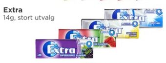 Meny Extra tyggegummi tilbud