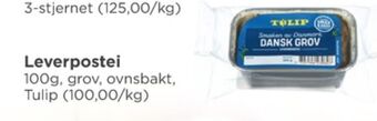 Meny Dansk grov leverpostei tilbud
