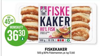 Kiwi Fiskemannen fiskekaker tilbud