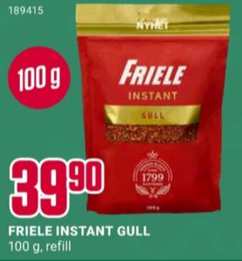 Europris Friele instant kaffe tilbud