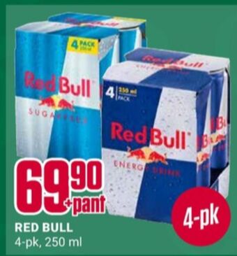 Europris Red bull energidrikk tilbud