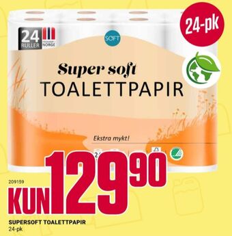 Europris Soft toalettpapir tilbud