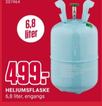 Europris Ukjent heliumsflaske tilbud