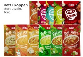 Meny Rett i koppen instant retter tilbud