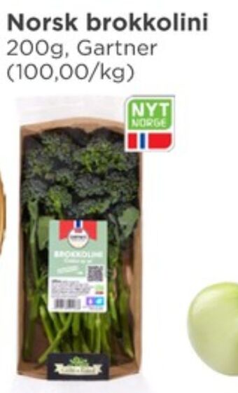 Meny Ukjent brokkoli tilbud