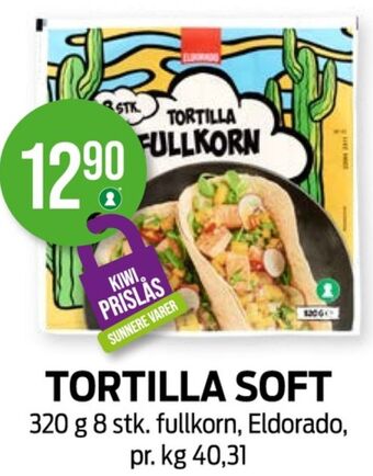 Kiwi Eldorado tortilla tilbud