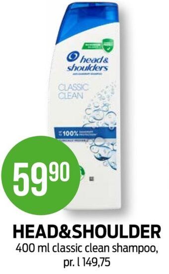 Kiwi Head&shoulders shampoo tilbud