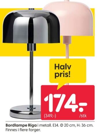 Rusta Ukjent bordlampe tilbud