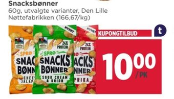 Meny Den lille nøttefabrikken nøtter tilbud