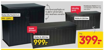 Rusta Ukjent putekasse tilbud