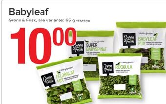 Eurospar Grønn og frisk salat tilbud
