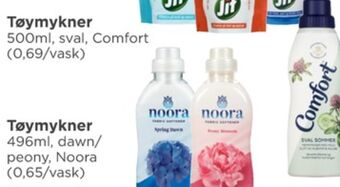 Meny Comfort tøymykner tilbud