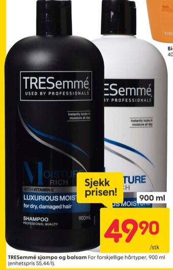Rusta Tresemmé shampoo tilbud