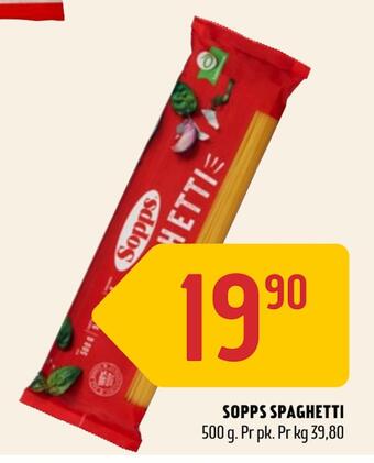 Coop Prix Sopps spaghetti tilbud