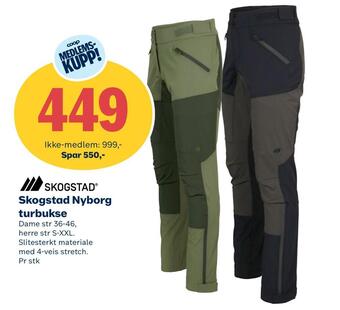 Coop Extra Skogstad nyborg turbukse tilbud
