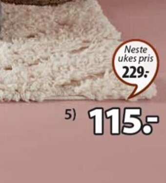 JYSK GIMO BADEMATTE tilbud