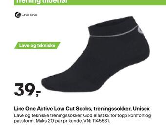 XXL Sport Line one active low cut socks, treningssokker, unisex tilbud