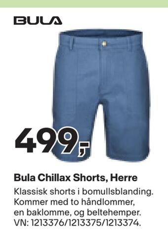 XXL Sport Bula chillax shorts, herre tilbud
