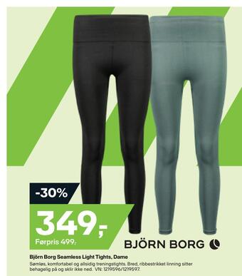 XXL Sport Björn borg seamless light tights, dame tilbud