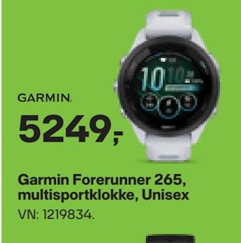 XXL Sport Garmin forerunner 265, multisportklokke, unisex tilbud