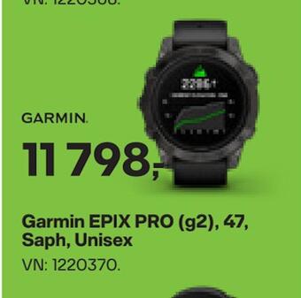 XXL Sport Garmin epix pro (g2), 47, saph, unisex tilbud